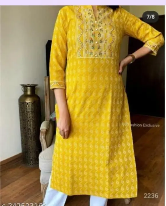 Kurti with pants  uploaded by Namokar collection on 5/23/2023