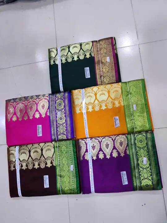 Maharani Rich silk heavy quality saree
Soft silk
 uploaded by Radhika clothes on 5/23/2023