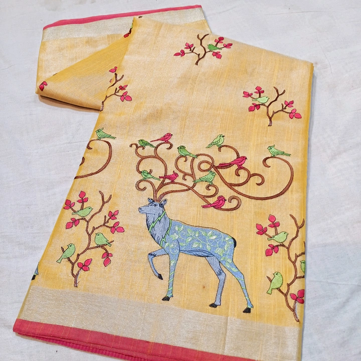 Tissue embroidery  uploaded by Riddhi Siddhi Sarees (Samriddhi) on 5/23/2023
