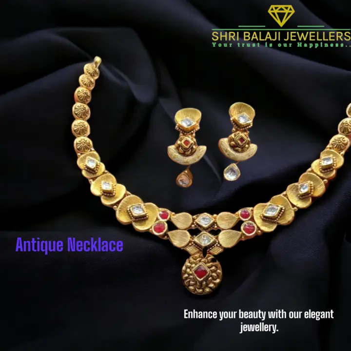 Antique Necklaces  uploaded by SHRI BALAJI JEWELLERS on 5/23/2023