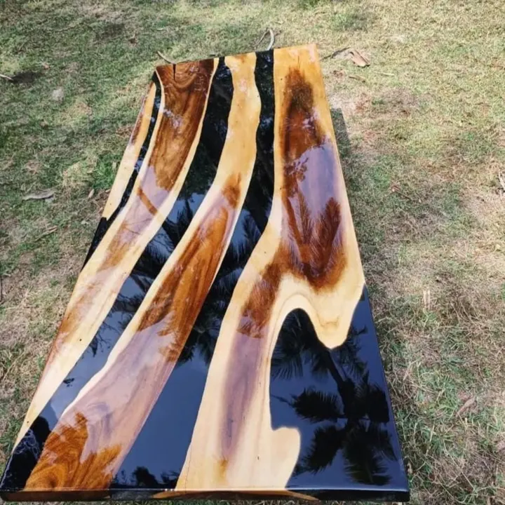 Epoxy resin table top  uploaded by business on 5/23/2023