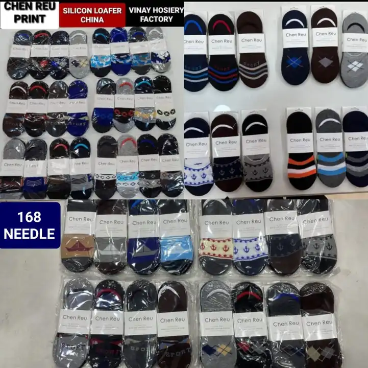 Mix Design loafer socks uploaded by Shivam Caps on 5/23/2023