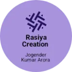Business logo of Rasiya Creation