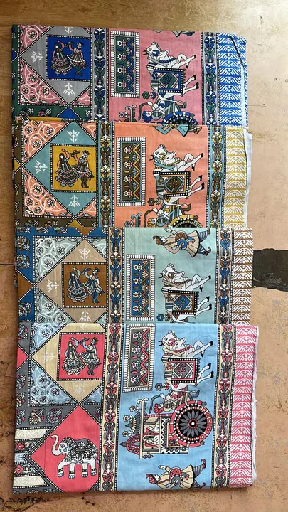 King size 93×108 inches  jaipuri bedsheets with pillow cover with chain fabric cotton  uploaded by Saanvi collection on 5/23/2023