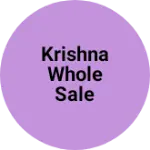 Business logo of Krishna whole sale