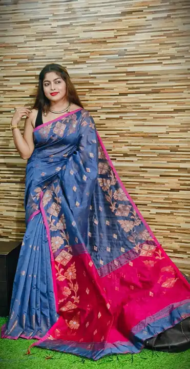 Soft cotton silk saree with blouse piece  uploaded by business on 5/23/2023
