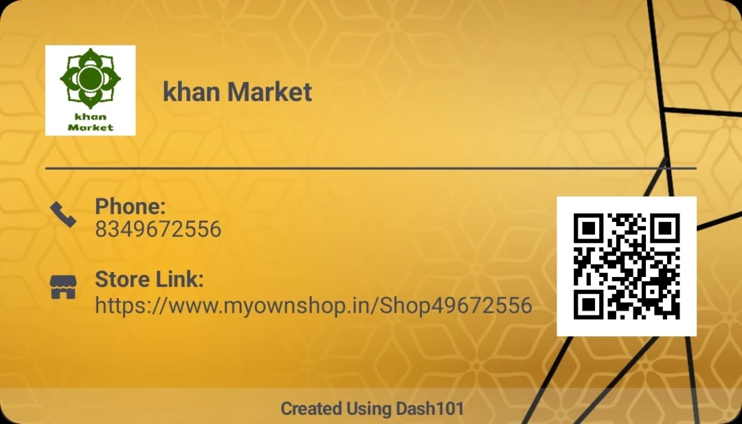 Visiting card store images of Khan Market 