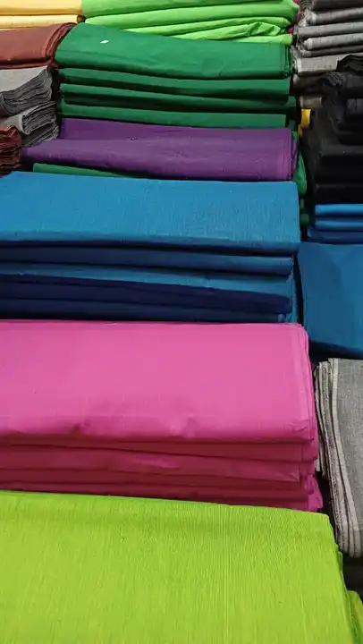Khadi Plain dye cotton fabrics  uploaded by Isha Fabrex on 5/23/2023