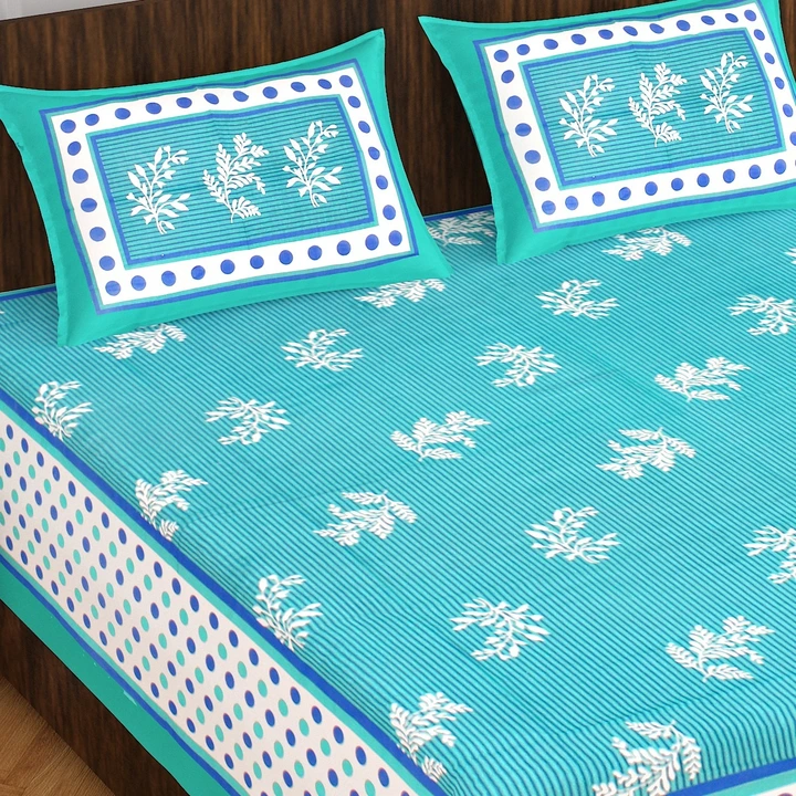 Post image 100% pure Cotton bedsheets with 2 pillow cover
90*100 inch