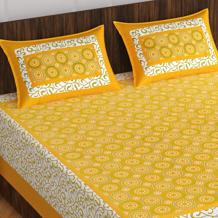 Pure cotton jaipur bedsheets uploaded by The Directio on 5/23/2023