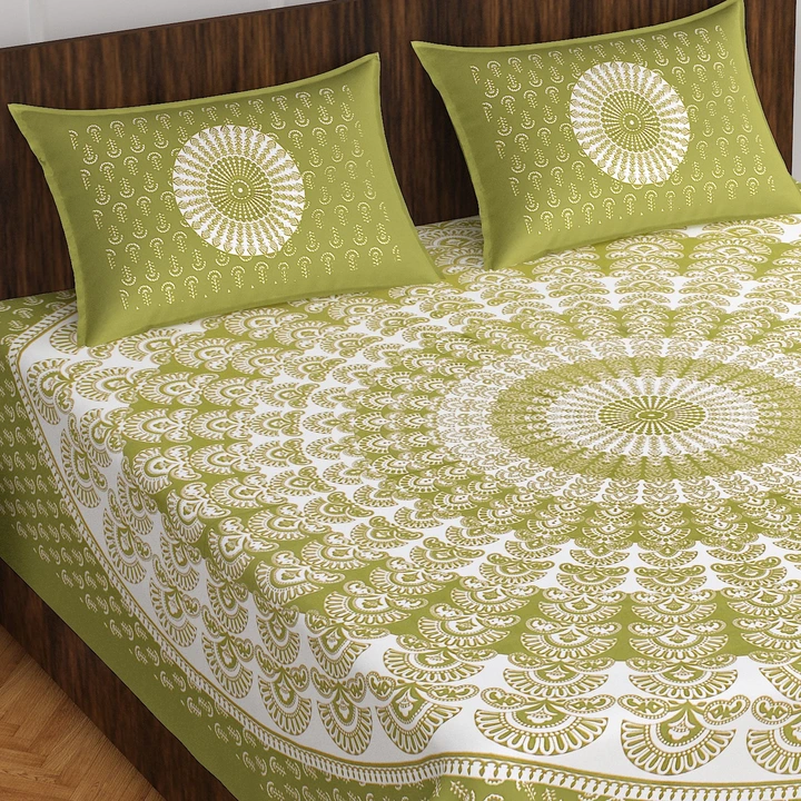 Pure cotton jaipur bedsheets uploaded by business on 5/23/2023