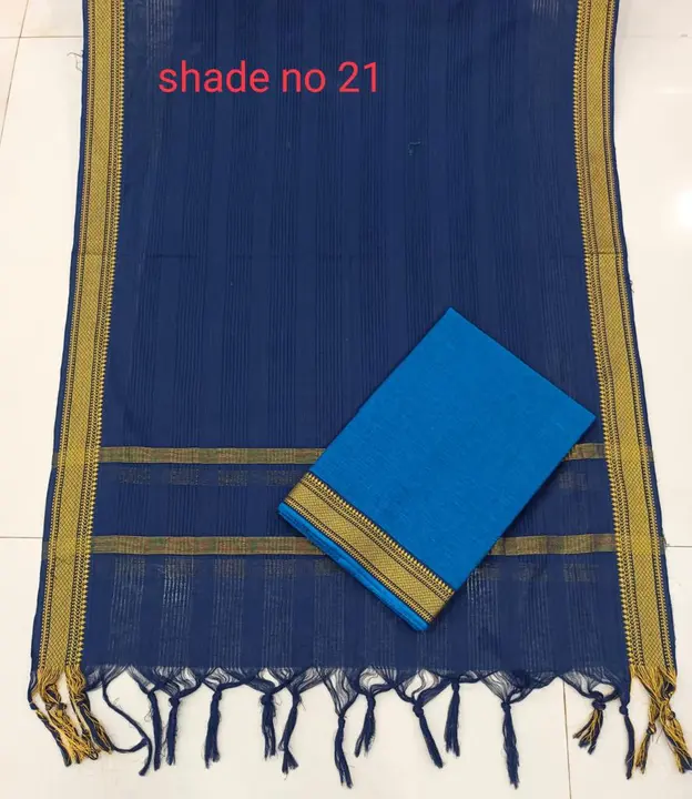 Mangalgiri handloom cotton dress material  uploaded by Sh handloom on 5/23/2023