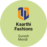 Business logo of Kaarthi fashions