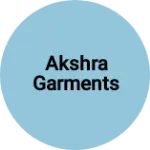Business logo of Akshra garments