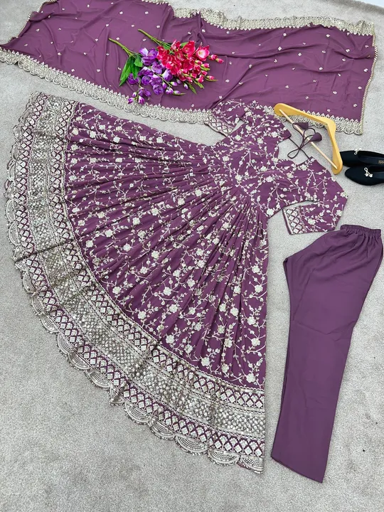 Gown AND DUPATTA  uploaded by Taha fashion from surat on 5/23/2023