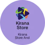Business logo of Kirana store and computers s