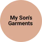 Business logo of My son's garments