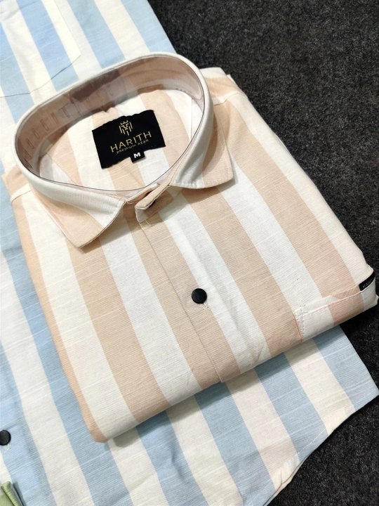 LINEN LINING SHIRT FOR WHOLESALE BY HARITHWEAR  uploaded by Siddhi Garments on 5/23/2023