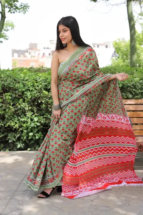 🌼New Exclusive collection  🌼                                 Best quality cotton mulmul saree*
 

 uploaded by Hema handicrafts on 5/23/2023