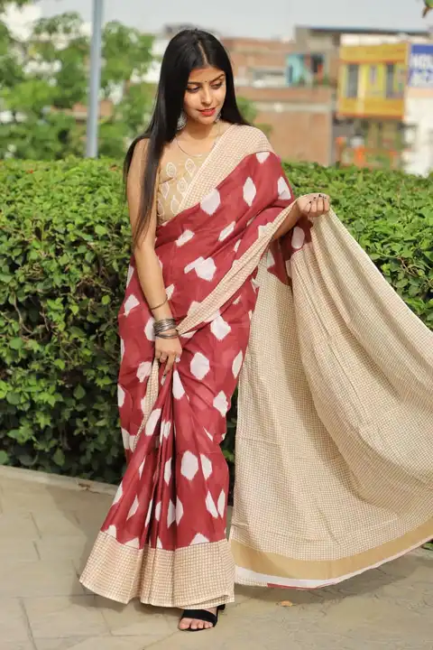 🌼New Exclusive collection  🌼                                 Best quality cotton mulmul saree*
 

 uploaded by Hema handicrafts on 5/23/2023