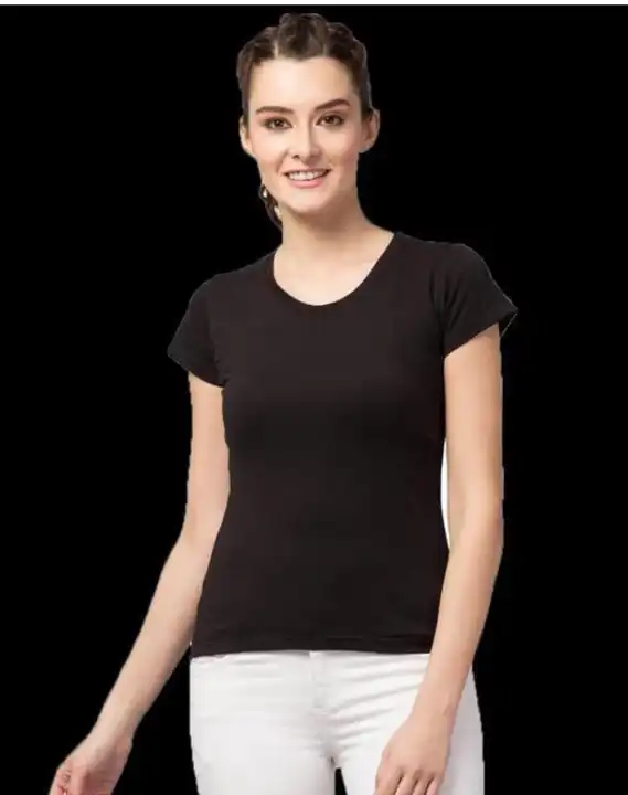 Girl Plain T-shirt  uploaded by 4Bhai Enterprises on 5/23/2023