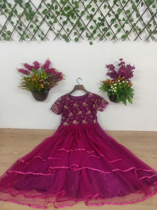 Post image # FABRIC DETAILS:-
 
▪️GOWN:- HEAVY NYLON SOFT NET *WITH THREE LAYERS OF RUFFLE*

▪️INNER:- SANTOON
▪️WORK :- JARI EMBROIDERY WORK 
▪️SIZE:- XXL
▪️LENGTH :- 55-56 INCHES