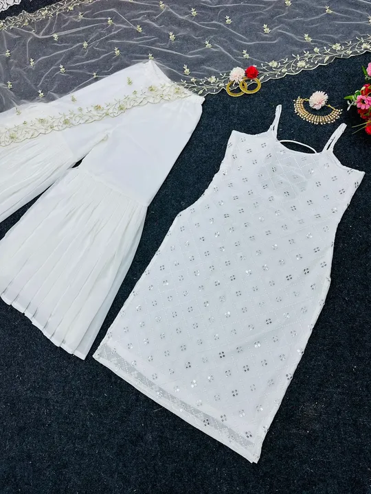 Presenting  New 5000 Series  Quality Ek level UP 

Code :  *5447* 

🧚‍♀**Top**  

Fabric   :  Gorge uploaded by A2z collection on 5/23/2023