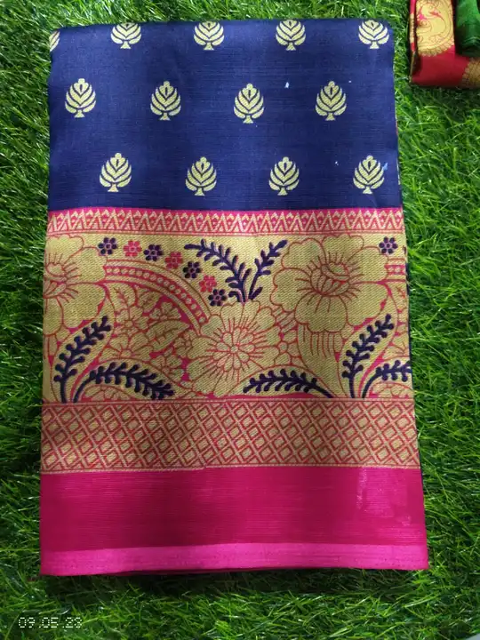 silk saree uploaded by Vraj-Vihar Synthetics on 5/23/2023