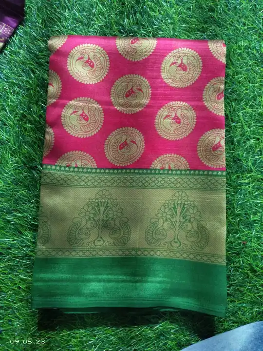 Silk saree uploaded by Vraj-Vihar Synthetics on 5/23/2023
