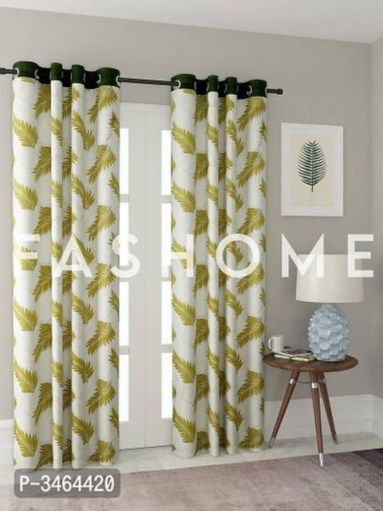 FASH HOME ATTRACTIVE POLYESTER EYELET FITTING DOOR CURTAINS PACK OF 2 uploaded by SN creations on 3/11/2021