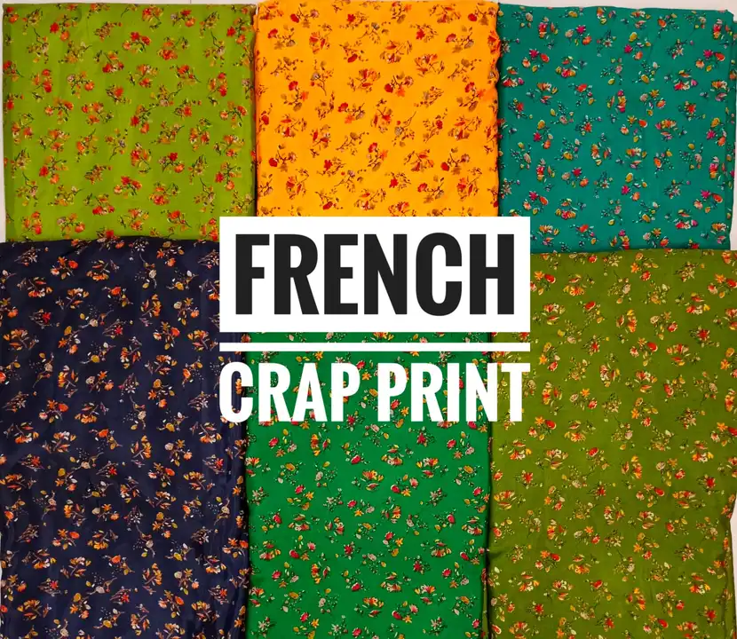 French Crap Print  uploaded by Pushpa Creation on 5/23/2023