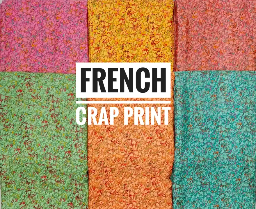 French Crap Print  uploaded by Pushpa Creation on 5/23/2023