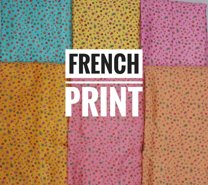 French Print  uploaded by Pushpa Creation on 5/23/2023