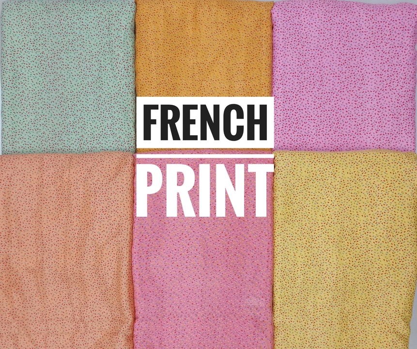 French Print  uploaded by Pushpa Creation on 5/23/2023
