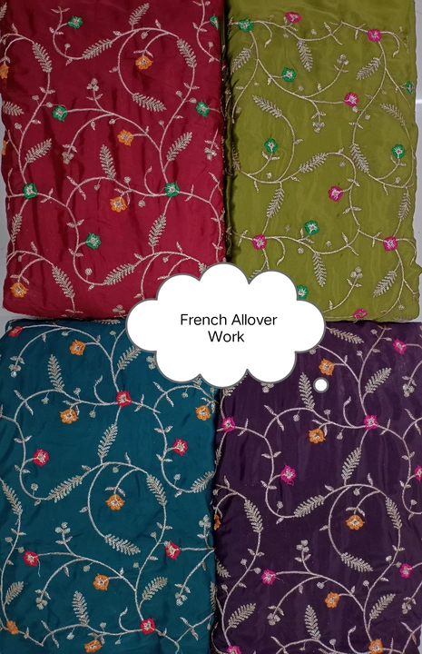 French Allover Work  uploaded by Pushpa Creation on 5/23/2023