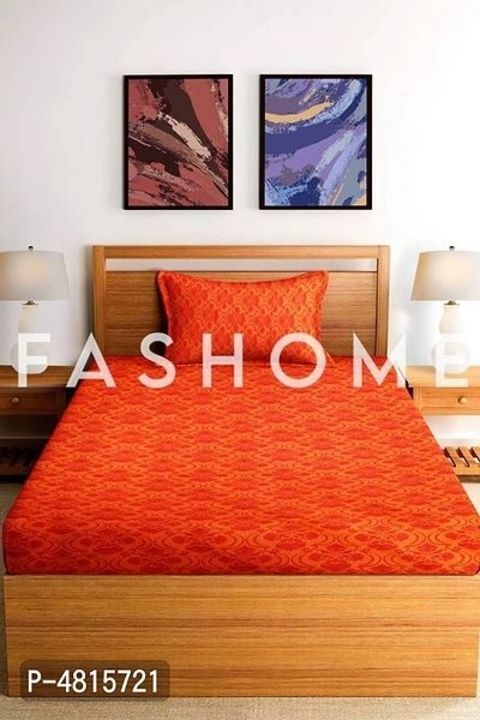 FASHOME POLYCOTTON SINGLE BED SHEETS (WITH OUT PILLOW COVER) uploaded by SN creations on 3/11/2021