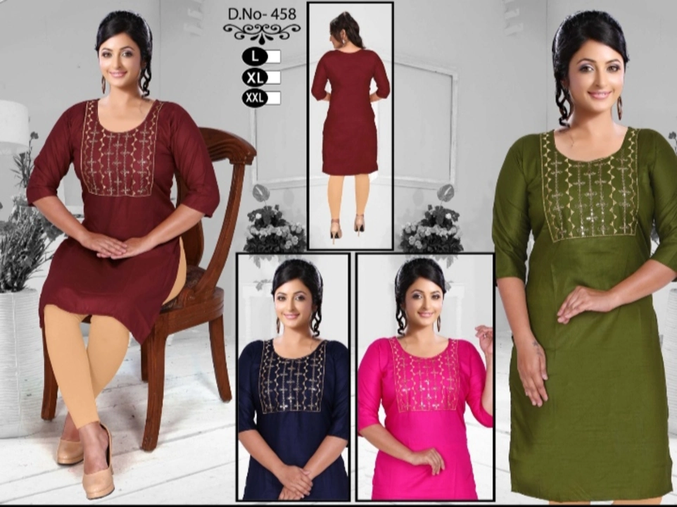 Reyoan fabric kurti uploaded by Aashpura mp shop  on 5/23/2023