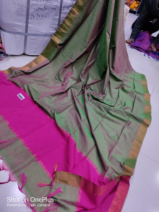 Kalyani soft silk cotton saree with blouse  uploaded by Sh handloom on 5/23/2023