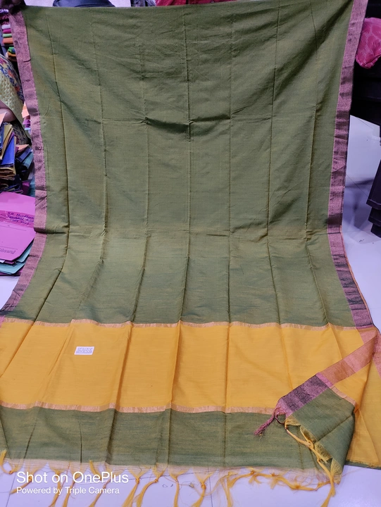 Kalyani soft silk cotton saree with blouse  uploaded by Sh handloom on 5/23/2023