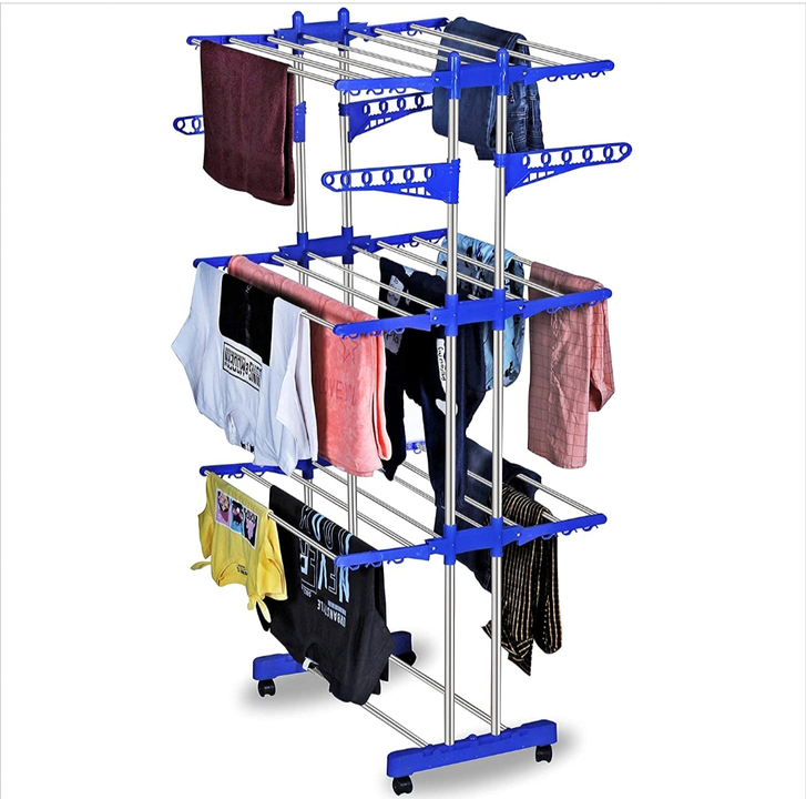Benevole 3 Layer Stainless Steel Cloth Drying Rack uploaded by Mehek Industries on 5/23/2023