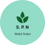 Business logo of S. P. N