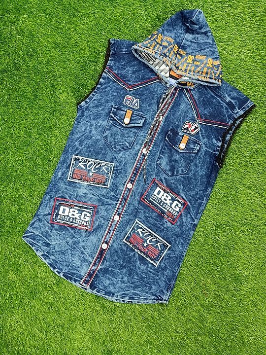 Denim sando uploaded by business on 7/13/2020