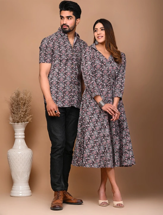 Couple dress , Mens shirt and women dress uploaded by Every Body on 5/23/2023