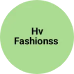 Business logo of Hv fashionss
