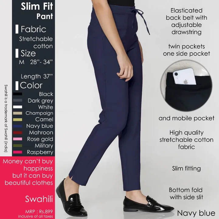 Slim fit pant uploaded by Rise earth india on 5/24/2023