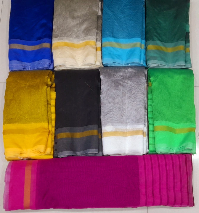 Rustom cotton saree uploaded by TEJAS SAREES on 5/24/2023