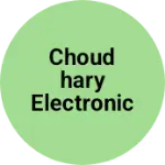 Business logo of Choudhary electronic