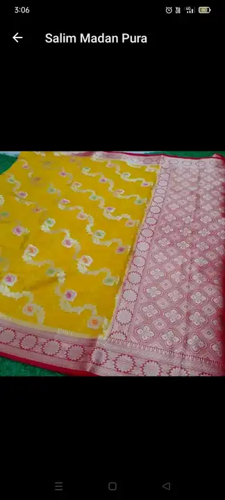 Banarasi dyble dupion silk saree uploaded by business on 5/24/2023