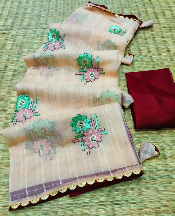 SAREE DETAILS *NEW COLLECTION IN WEAVING SEQUENCE & JARI WITH BOUTIQUE SEQUENCE WORK*
NOW PRESENT HA uploaded by Divya Fashion on 5/24/2023