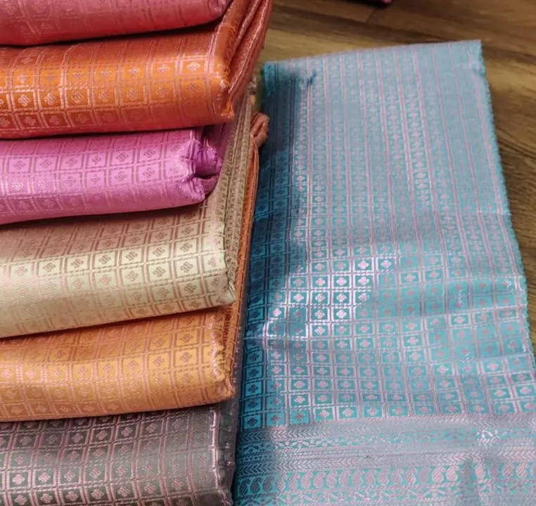 Saree pink zari silk uploaded by Shakila textile on 5/24/2023